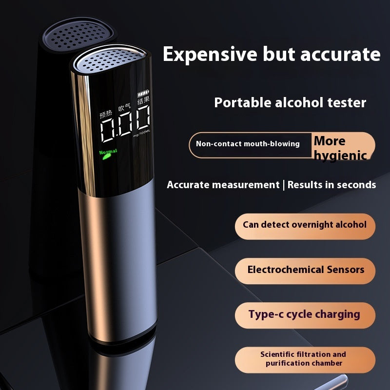 Alcool-Test Altissima Precisione, Display- Mini Lcd , Portatile by ''DetectAlcohol''