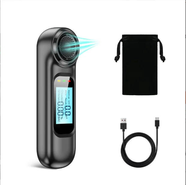 Tester Portatile Digitale con Mini Schermo LCD – Alcol Test Professionale