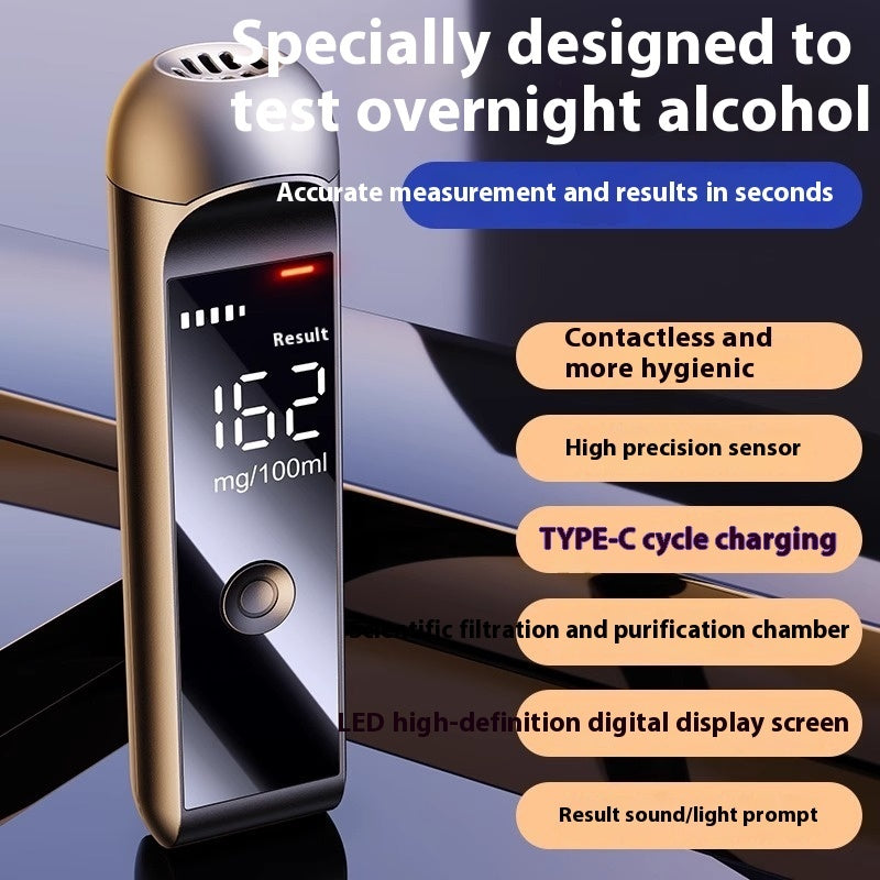 Alcol Test Portatile per Auto – Rilevatore del Respiro